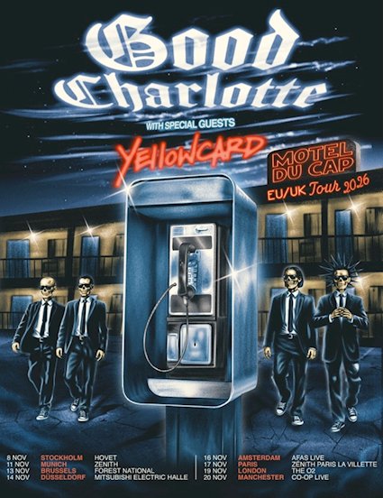 YELLOWCARD ANNOUNCE EU + UK TOUR IN NOVEMBER WITH GOOD CHARLOTTE