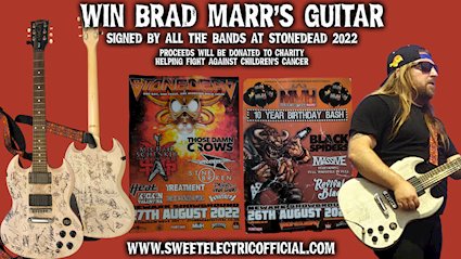 WIN Brad Marr’s Gibson SG – PROCEEDS GO TO CHARITY!