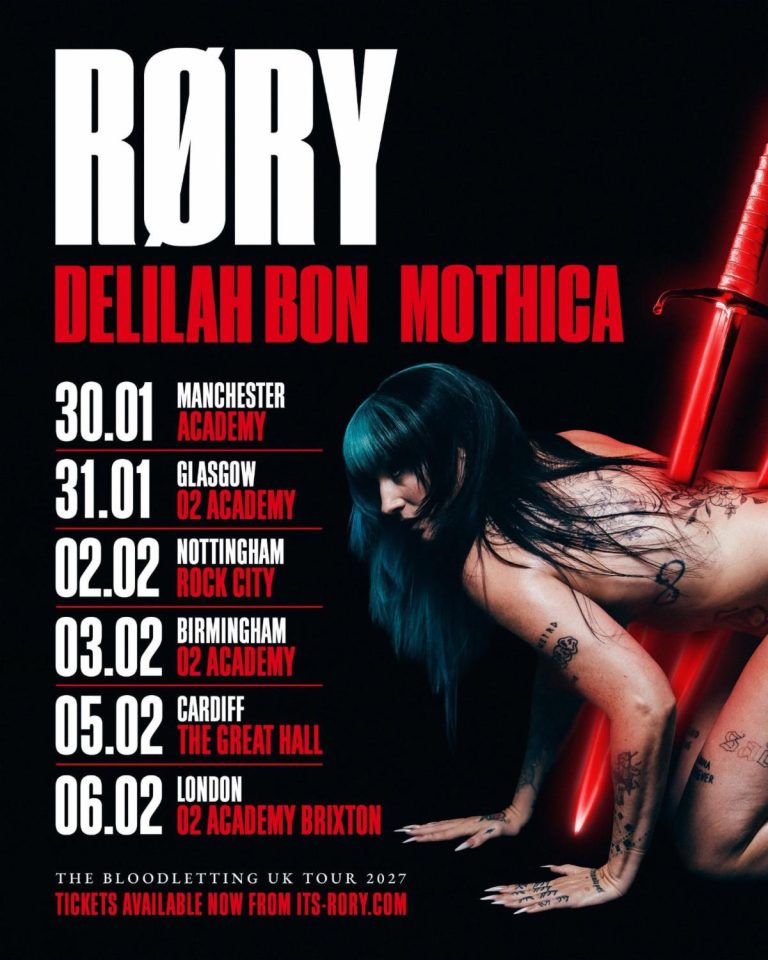 DELILAH BON ANNOUNCED AS SUPPORT TO RØRY’S UPCOMING UK TOUR