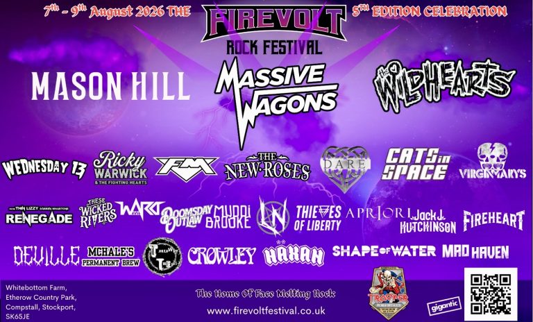 Firevolt Rock Festival 2026 – 3 days, 2 stages, and 1 Explosion of Face Melting Rock
