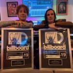 BILLY MORRISON – Presents Sharon Osbourne With Ozzy’s Official Award For The Top 10 Vinyl Hit Single “Gods Of Rock N Roll”